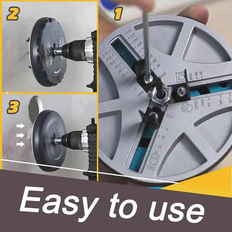 Adjustable punch saw tool for drilling(Sold for parts only, no power tools)