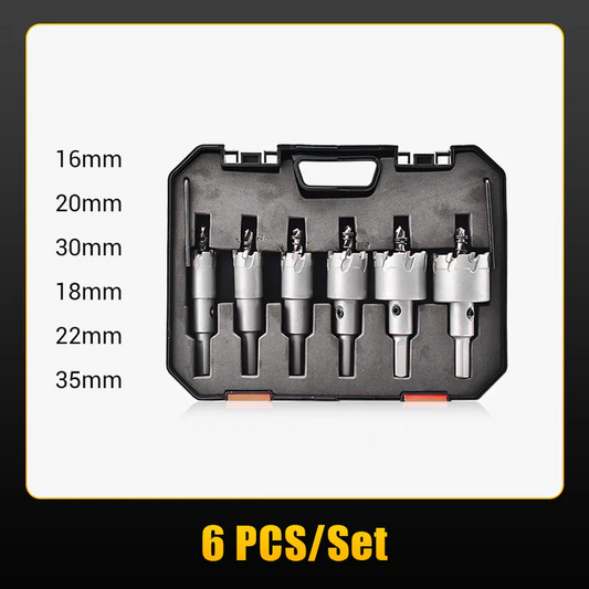 Metal Stainless Steel Carbide Hole Saw Set(6pcs)