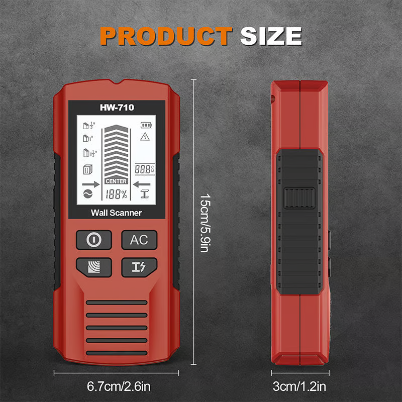 Functional Handheld Metal & Wall Detector