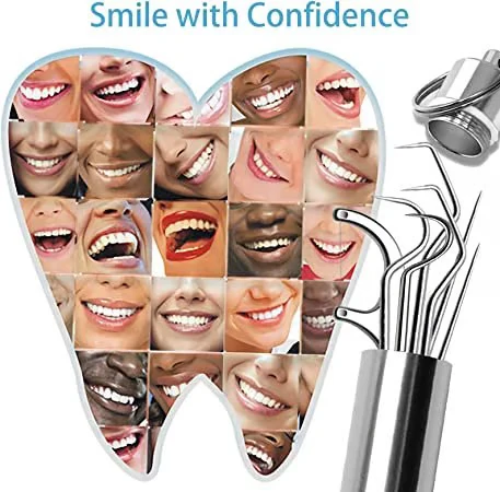 Stainless Steel Toothpick Set 7pcs
