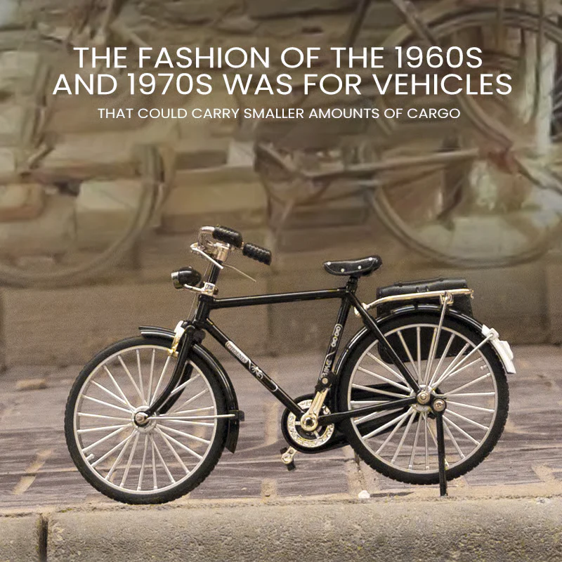 🚴♂️✨ Retro Alloy Mini Bike Model – DIY Fun, Classic Style, Timeless Collectible