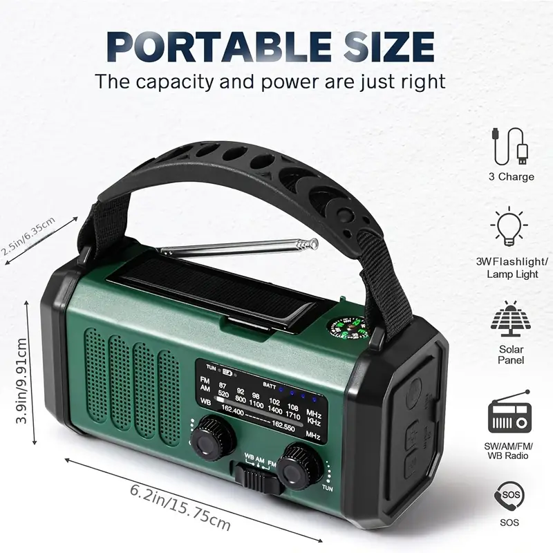 Multifunctional outdoor radio