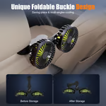 USB Car Cooling Fans for Backseat