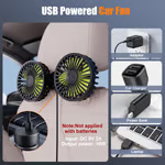 USB Car Cooling Fans for Backseat