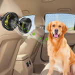 USB Car Cooling Fans for Backseat