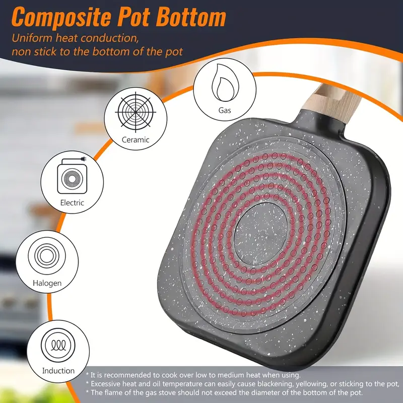 🍳 4-Hole Non-Stick Frying Pan