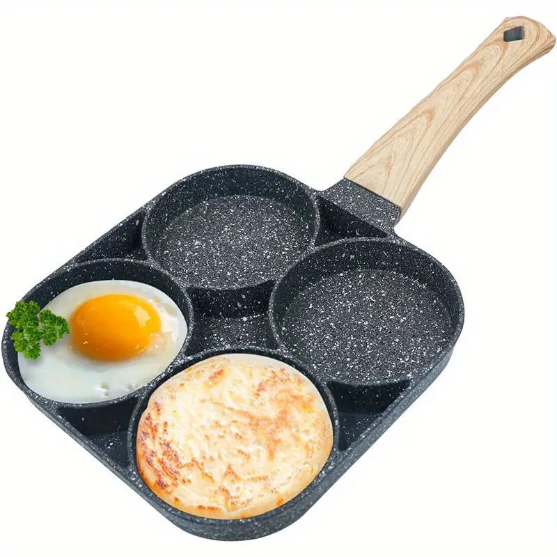 🍳 4-Hole Non-Stick Frying Pan