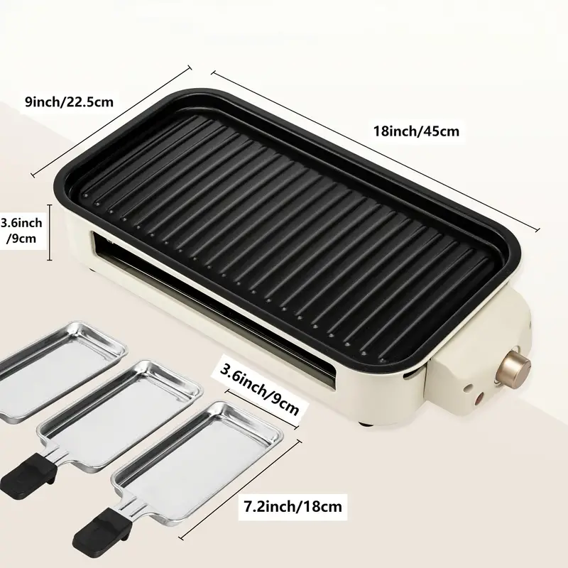 🔥 1500W Smokeless Electric Grill & Hot Pot Combo 🍲