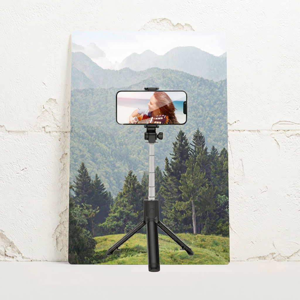 Portable Bluetooth Cell Phone Selfie Stick
