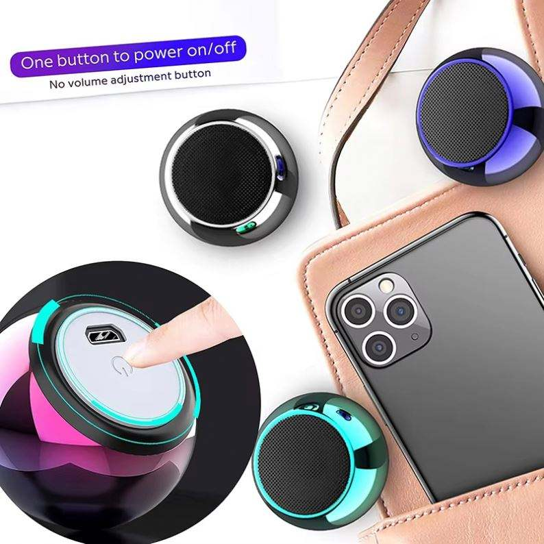 🔊🔥 Mini Portable Bluetooth Speaker – Big Sound, Small Size! 🎶