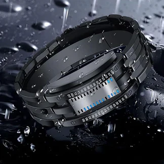 Men's Binary LED Watch