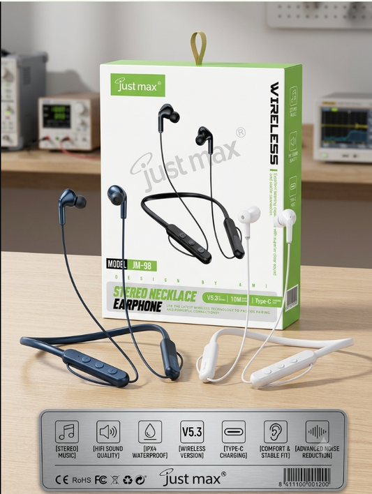 🎧🔥 Wireless Deep Bass Earbuds – Powerful Sound, Everyday Comfort! 🎶