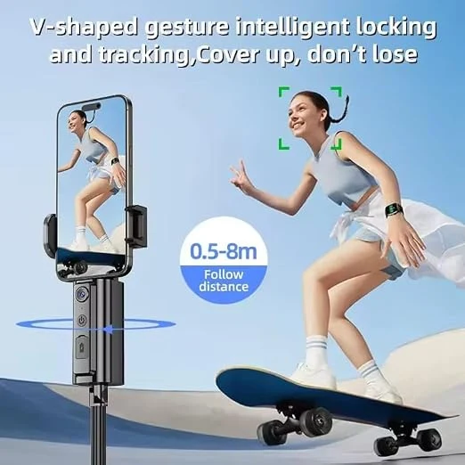 🤳✨ AOCHUAN Smart M3 Selfie Stick – AI Tracking & 360° Rotation! 📱🔥