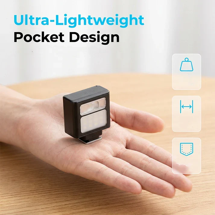 ⏰Pocket-Sized Rechargeable Camera Flash