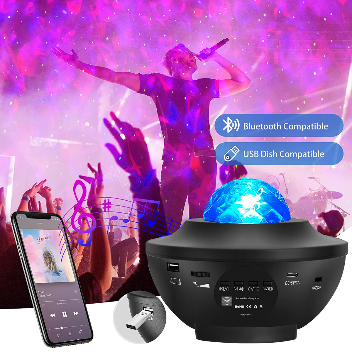 🌌✨ Smart Galaxy Interior Projector – आफ्नो कोठामा बनाउनुहोस् मनमोहक Galaxy वातावरण! 🌠🏠