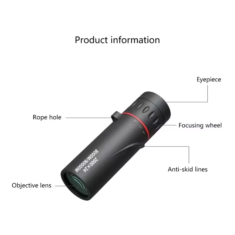 Hot selling Monocular Telescope 2000x25 Monocular telescope High Definition For Stargazing Travel Camping Hiking