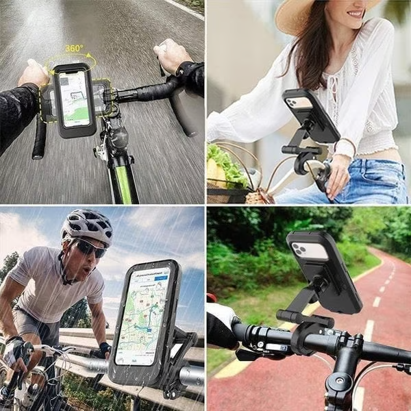 ☔Waterproof Bicycle & Motorcycle Phone Holder🚲