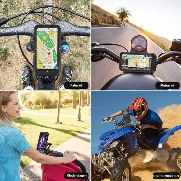 ☔Waterproof Bicycle & Motorcycle Phone Holder🚲