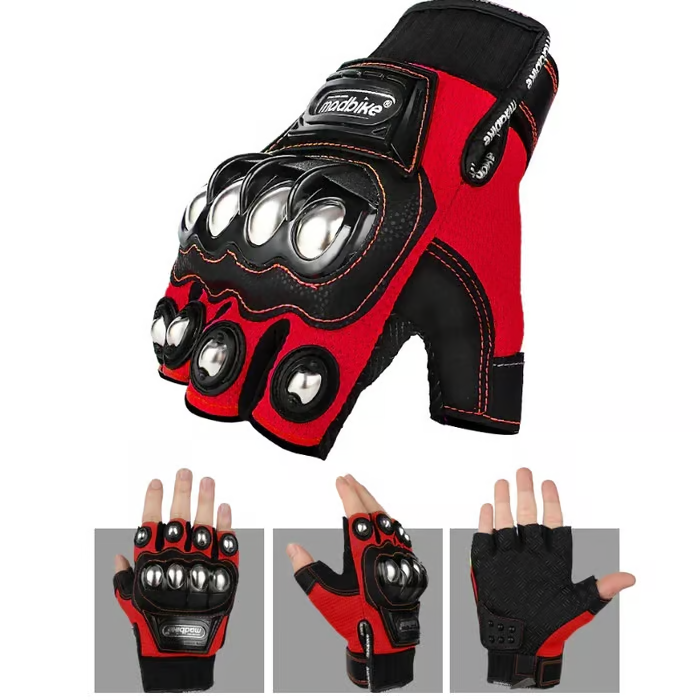 🔥-🏍️Indestructible Outdoor Self-defense Gloves 🧤(One pair)