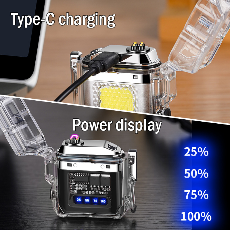 Rechargeable Transparent Arc Lighter