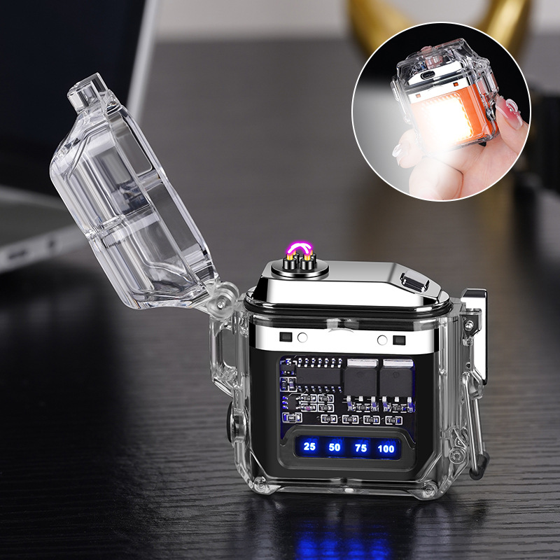 Rechargeable Transparent Arc Lighter