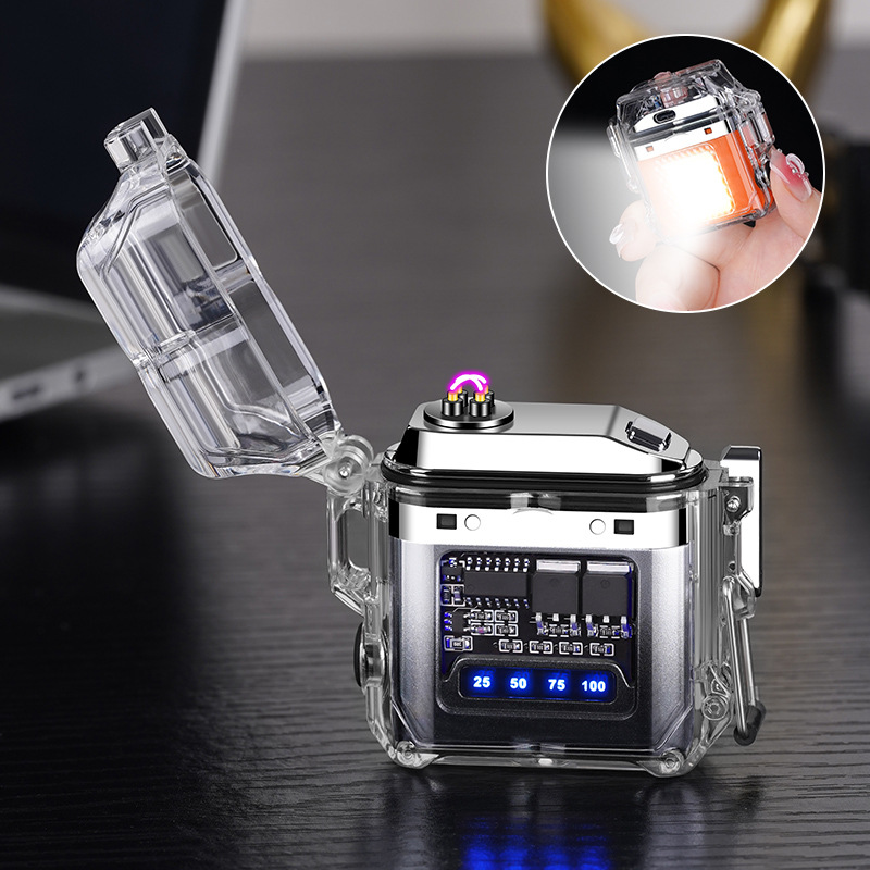 Rechargeable Transparent Arc Lighter