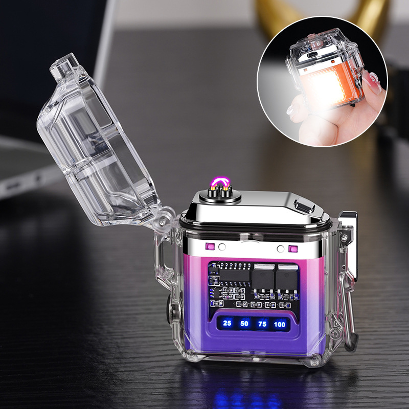 Rechargeable Transparent Arc Lighter