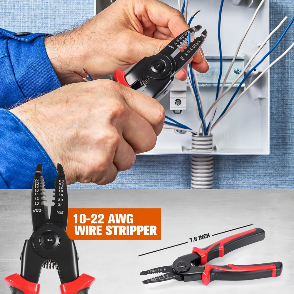 🔧 Multifunctional 5-in-1 Interchangeable Head Pliers Tool Set 🔧