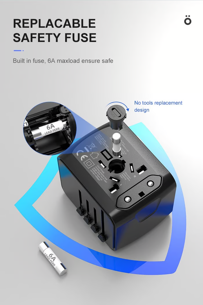 🔌 Multifunctional Travel Charger Converter 🌍