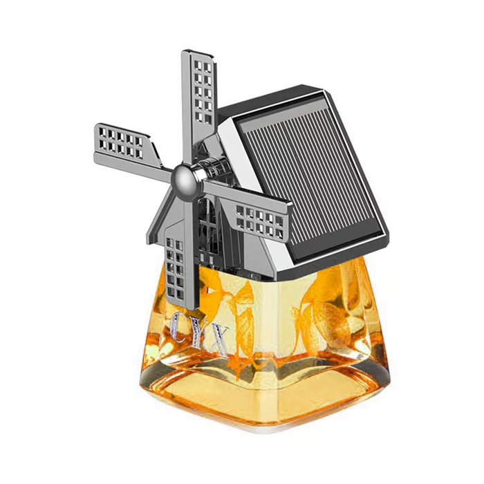 🌞 Car Solar Windmill Perfume Ornament 🌿