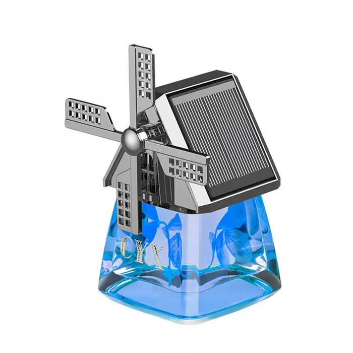 🌞 Car Solar Windmill Perfume Ornament 🌿