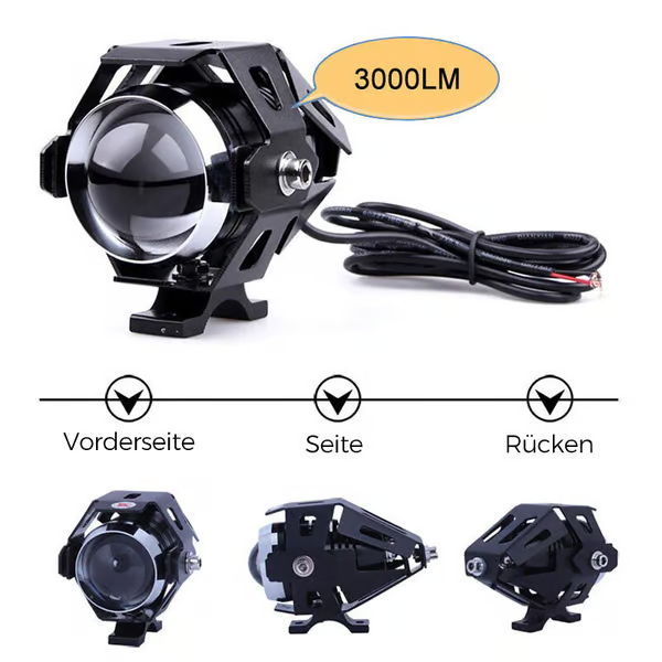 💡 Motorcycle LED Auxiliary Driving Light 💡