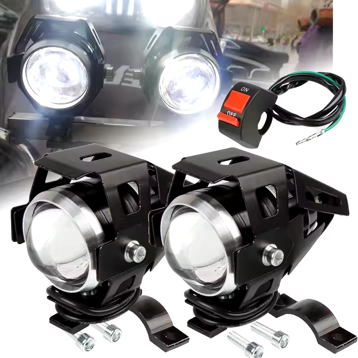 💡 Motorcycle LED Auxiliary Driving Light 💡