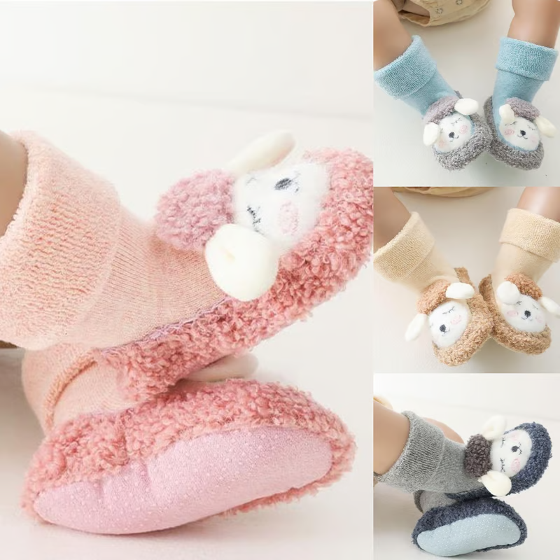 👶 Baby Cartoon Plush Cotton Toddler Shoes 🧸