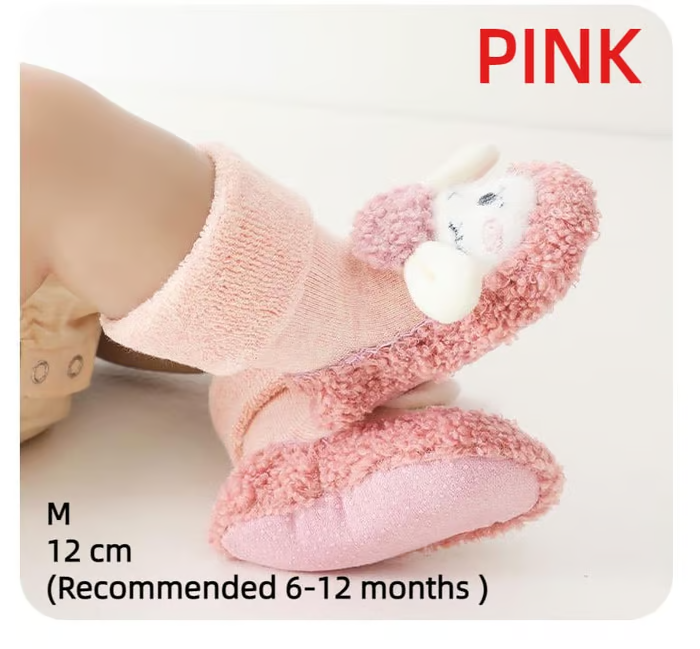 👶 Baby Cartoon Plush Cotton Toddler Shoes 🧸