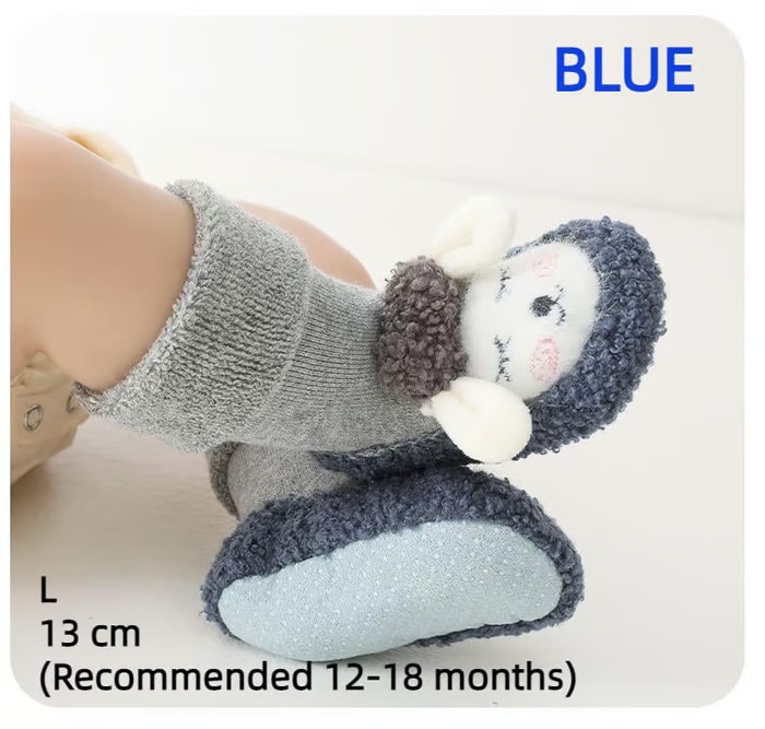 👶 Baby Cartoon Plush Cotton Toddler Shoes 🧸