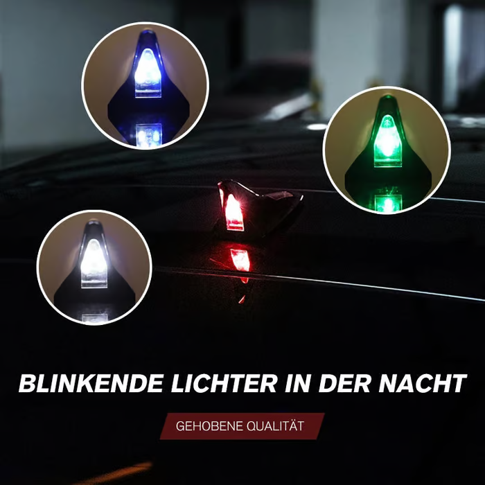 Auto Shark Fin Solar Warning Lights