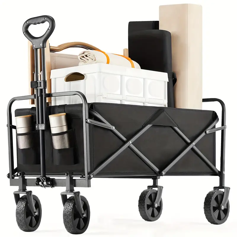 🚚 High-Quality Outdoor Folding Trolley