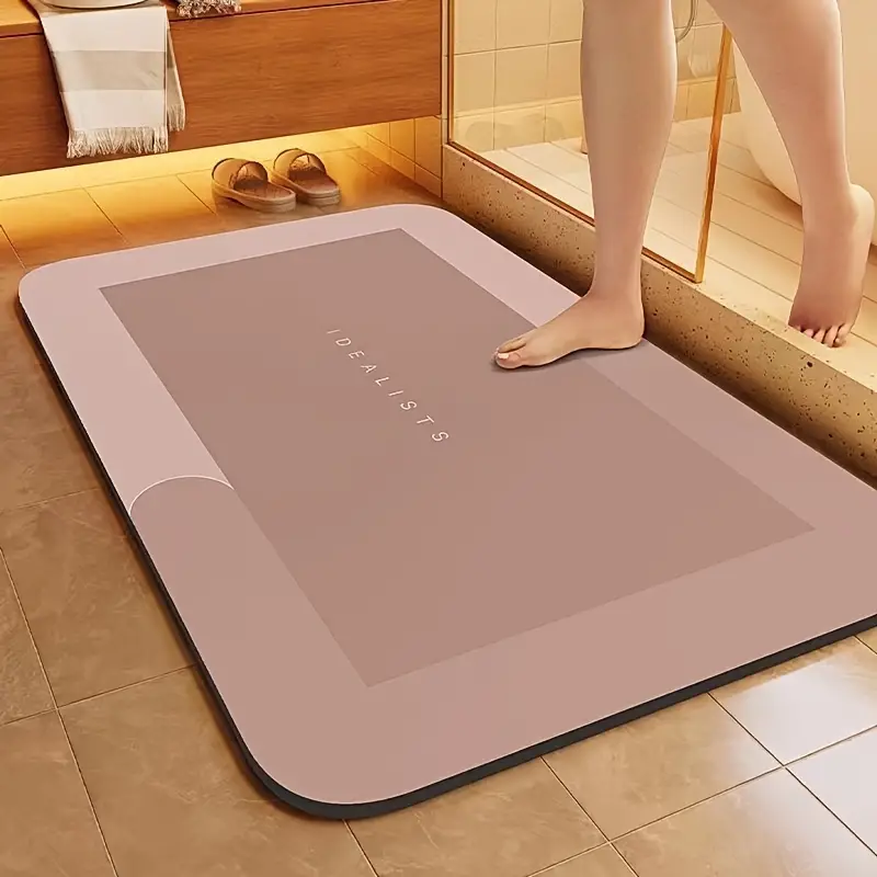 Ultra-Absorbent Diatomaceous Earth Bath Mat