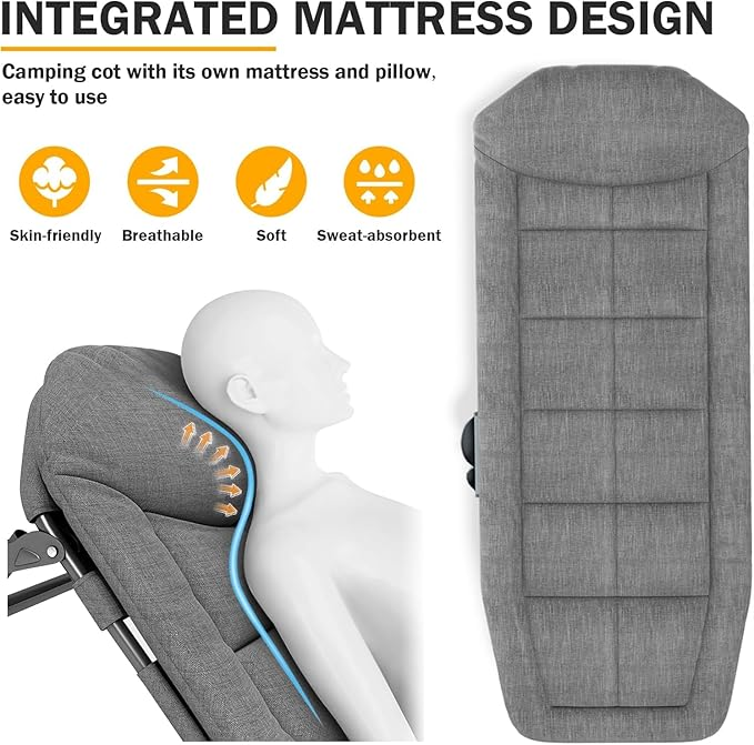 Adjustable portable folding bed