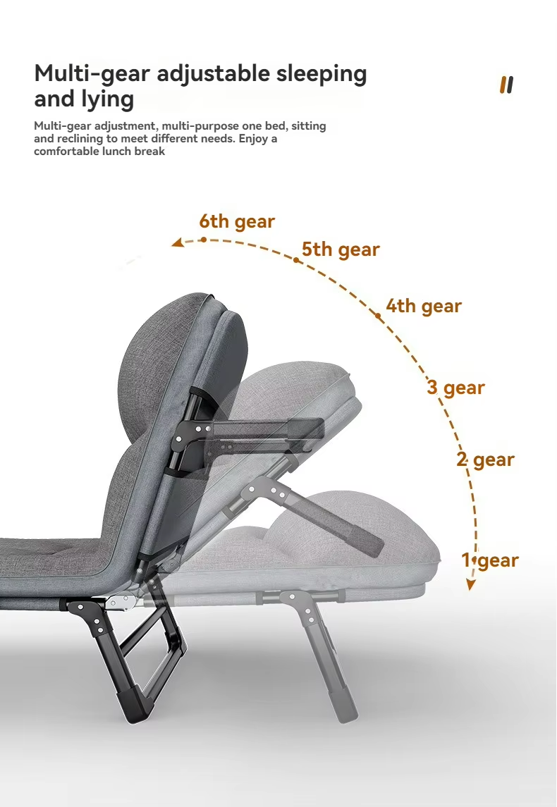 Adjustable portable folding bed