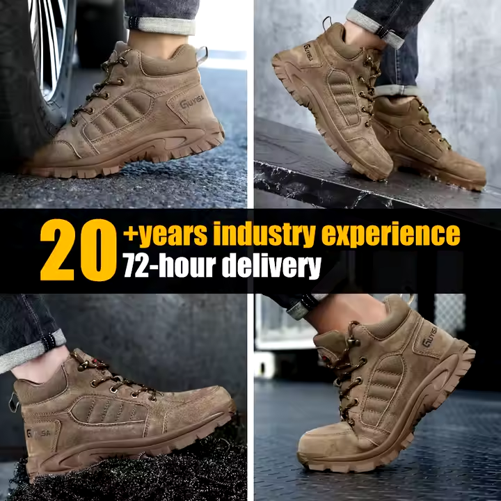 👷 Men’s High-Collar Anti-Impact Safety Shoes 👷