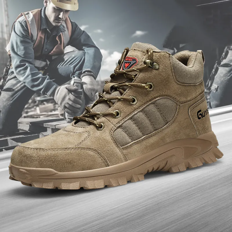 👷 Men’s High-Collar Anti-Impact Safety Shoes 👷