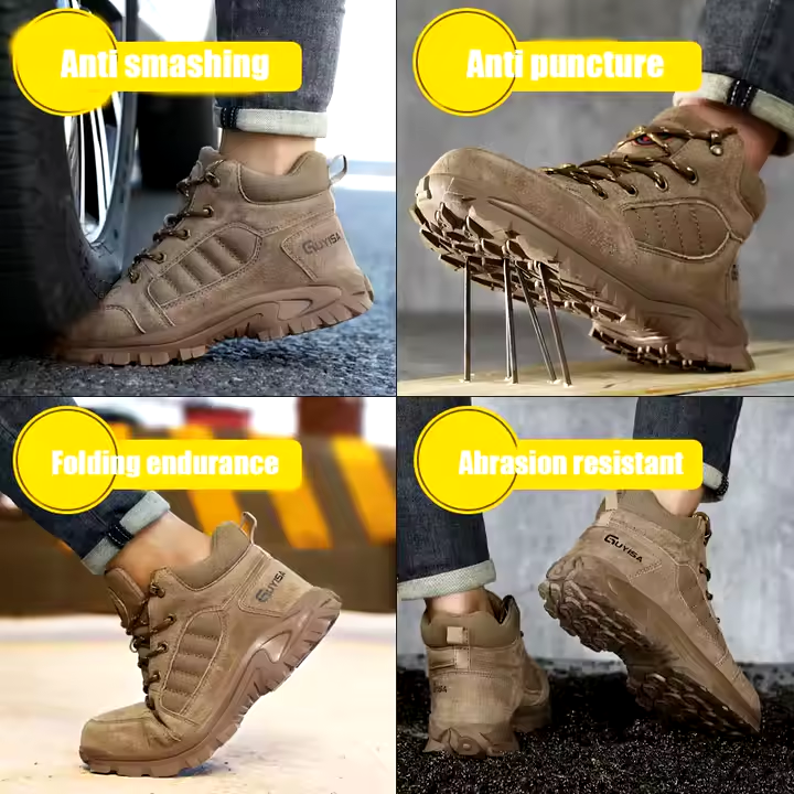 👷 Men’s High-Collar Anti-Impact Safety Shoes 👷