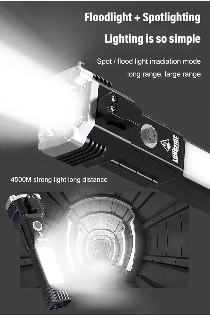 🔨Emergency Broken Window Escape Outdoor Bright Flashlight🔦