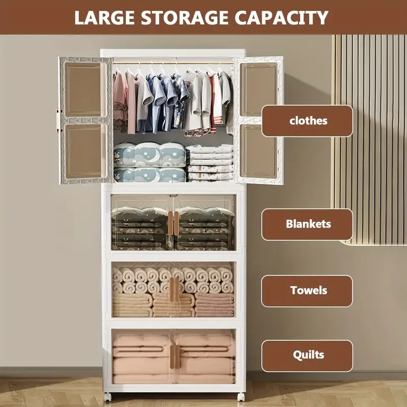 Multifunctional Folding Storage Cabinet