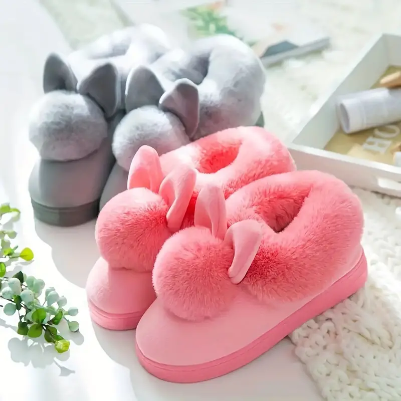 Winter plush slippers/warm and cosy indoor/casual style