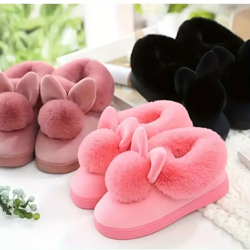 Winter plush slippers/warm and cosy indoor/casual style