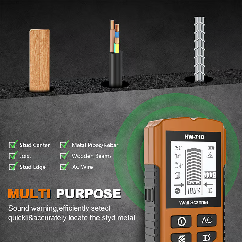 Functional Handheld Metal & Wall Detector