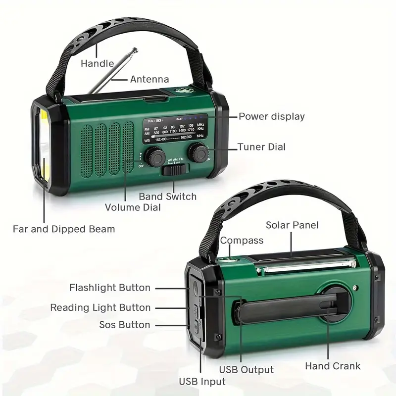 Multifunctional outdoor radio